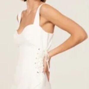 Nicholas Rent the Runway Christina Side Tie mini dress sz 4 $465